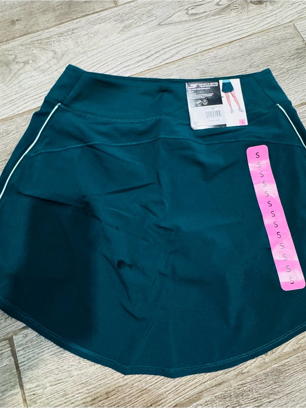 Skechers Teal Circle Skirt with White Piping